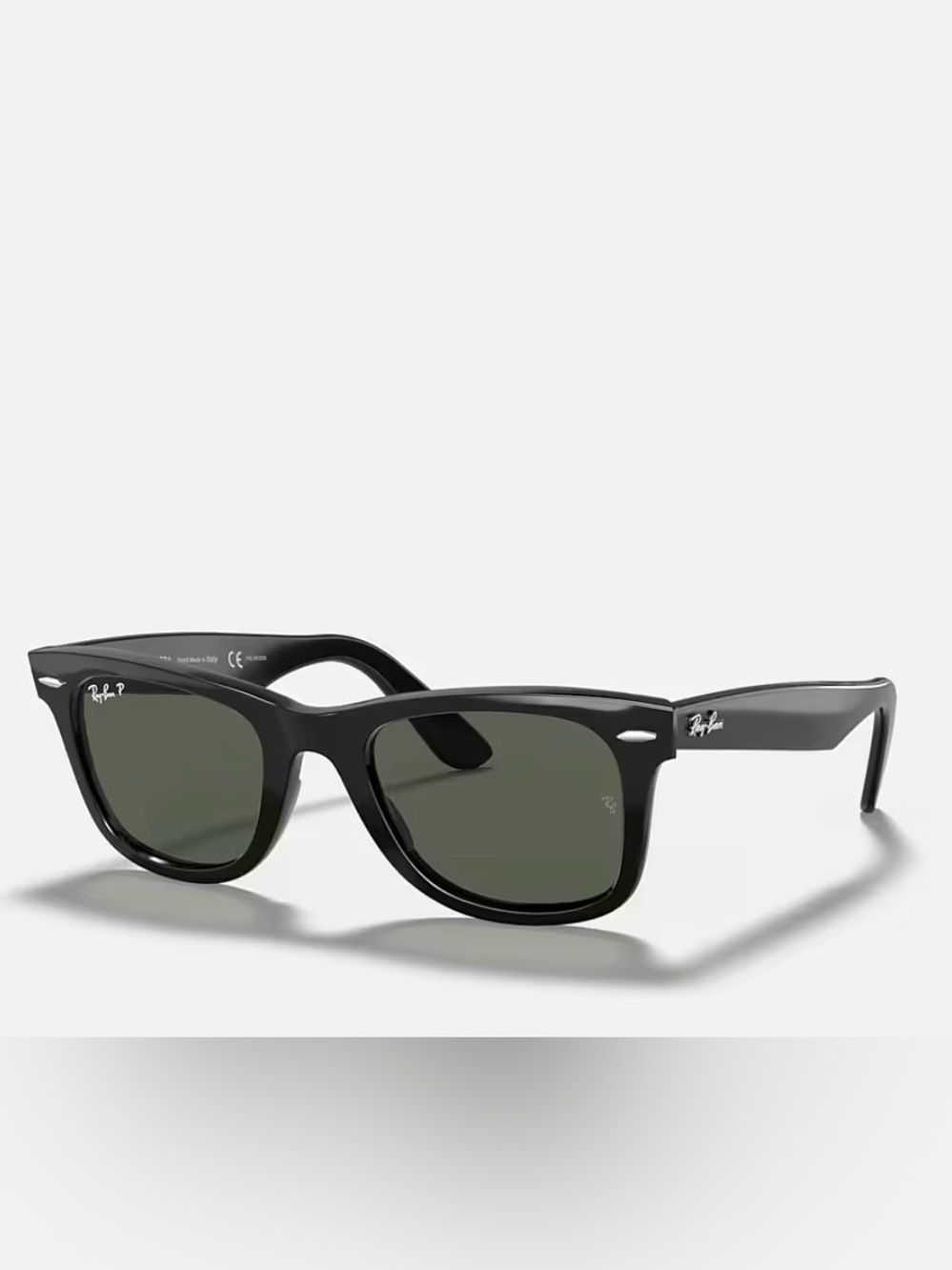 Ray-Ban Black Wayfarer Sunglasses with Case and Cloth